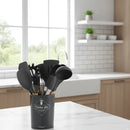 Kit 12 Utensílios de Silicone Luxo com Cabo de Madeira RoyalKitchen™- Promoção Black Friday